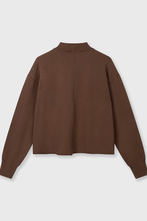 10Days dunkler Trüffel kleiner Pullover lockig 10