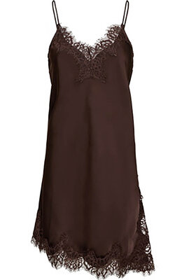 Haute L'Amitie Braune Naomi Asym Lingerie-Kleid