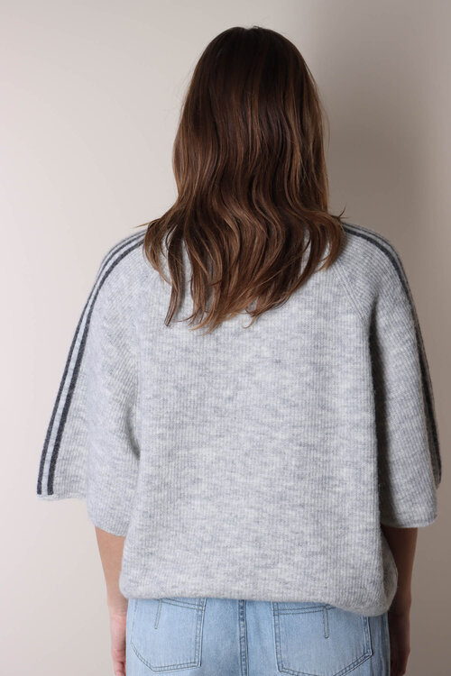 American Vintage Hellgrauer Pullover