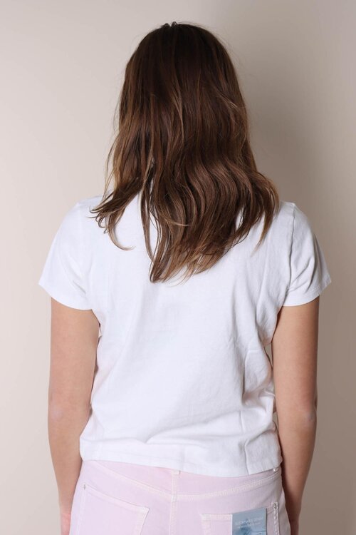 American Vintage Weißes T-Shirt