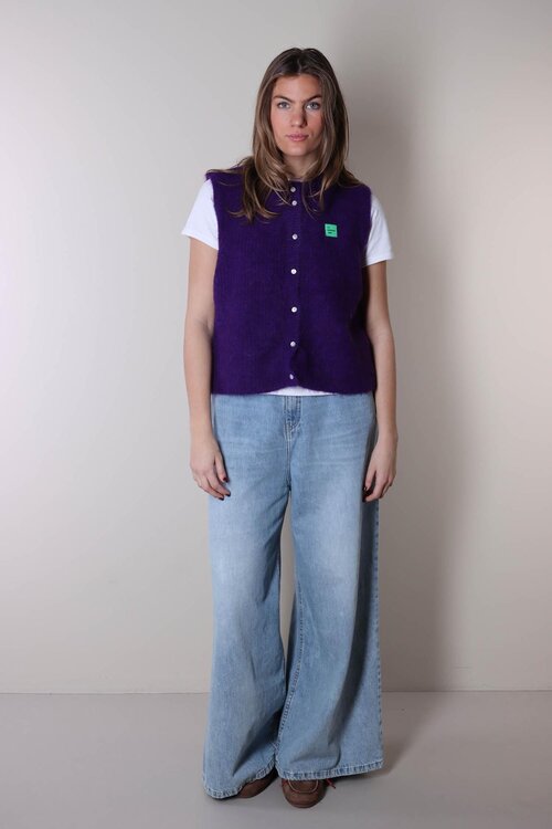 American Vintage Lila Weste ärmellos