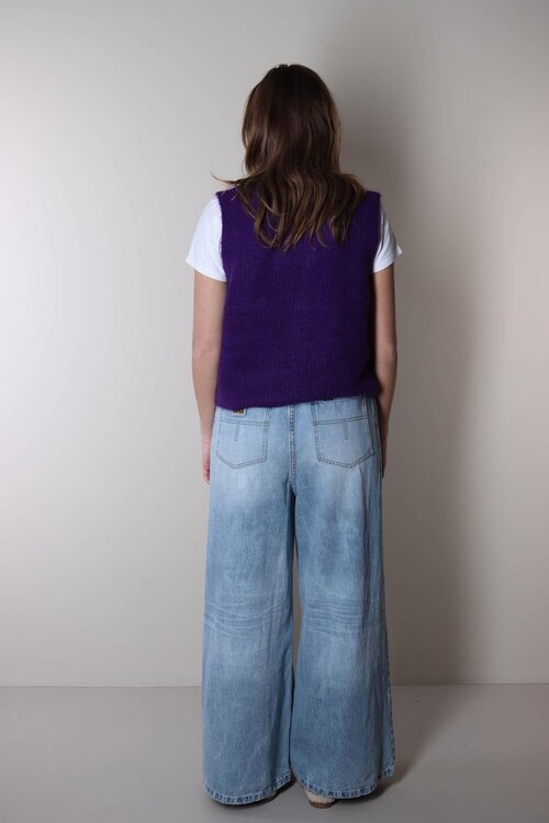 American Vintage Lila Weste ärmellos