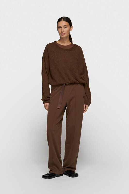 10Days Dunkel Trüffel dünner Strickpullover