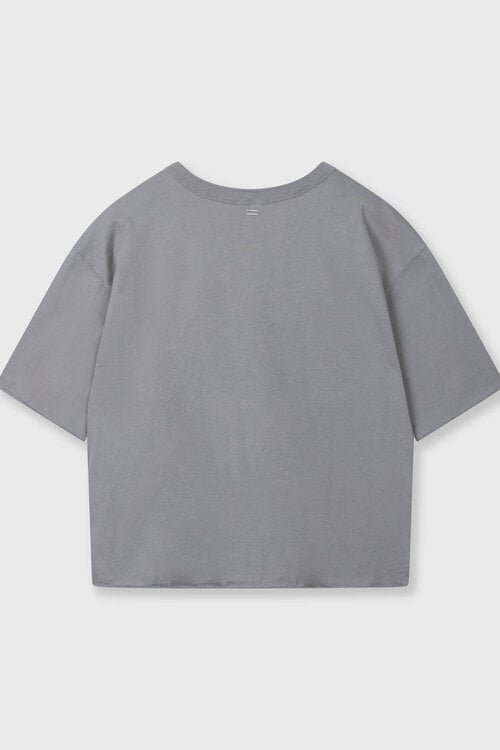 10Days Light Graphite Kurzarm-T-Shirt Logo