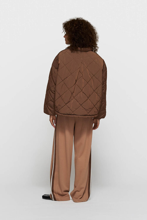 10Days Dunkle Trüffel-Steppjacke