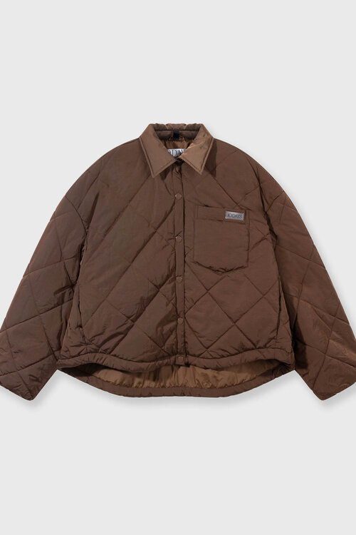 10Days Dunkle Trüffel-Steppjacke