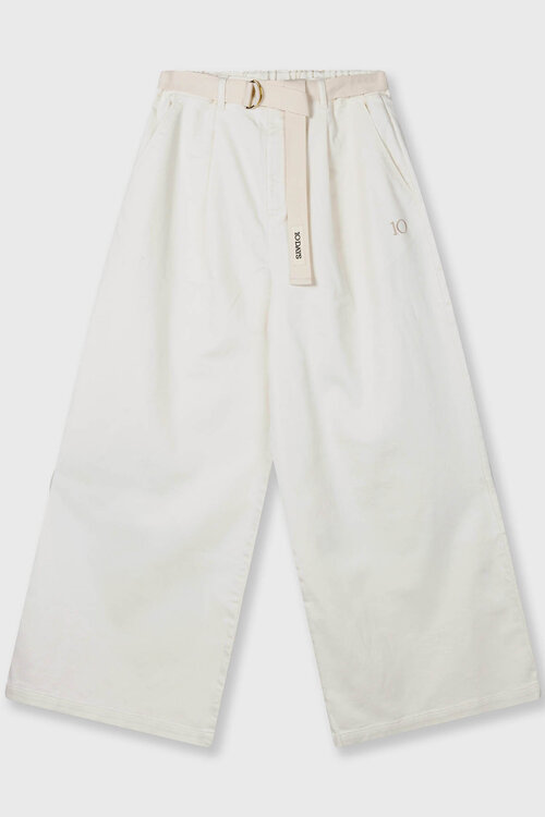 10Days Pearl weite Hosen joggen Twill