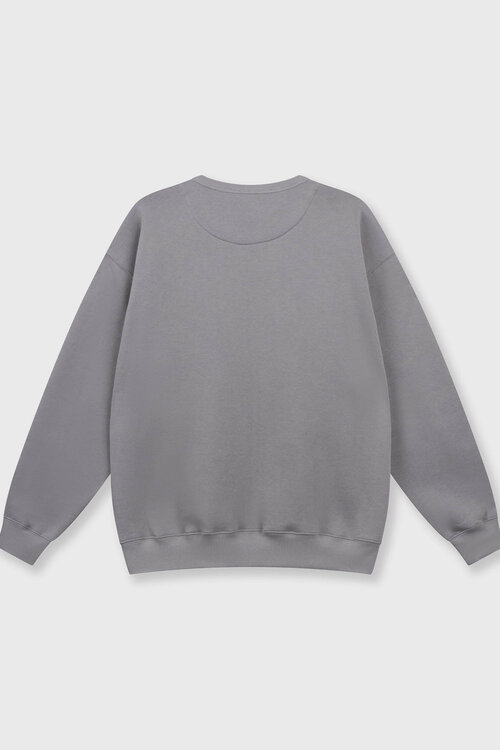 10Days Light Graphite Statement-Sweater-Logo