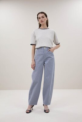 By Bar Blau/weiße Lew Stripe Pants