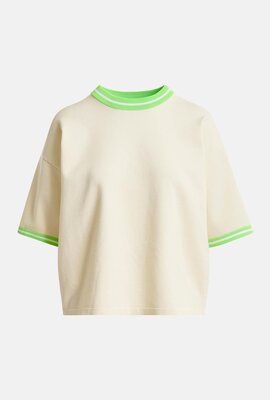 Essentiel Antwerp Off White Kurzarm Pullover