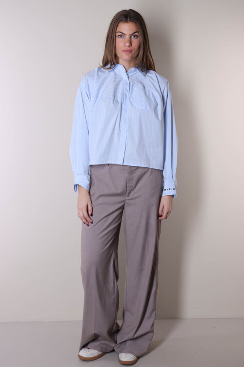 Haute L'Amitie Blau/weißes Sophie Streifenhemd