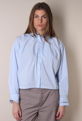 Haute L'Amitie Blau/weißes Sophie Streifenhemd