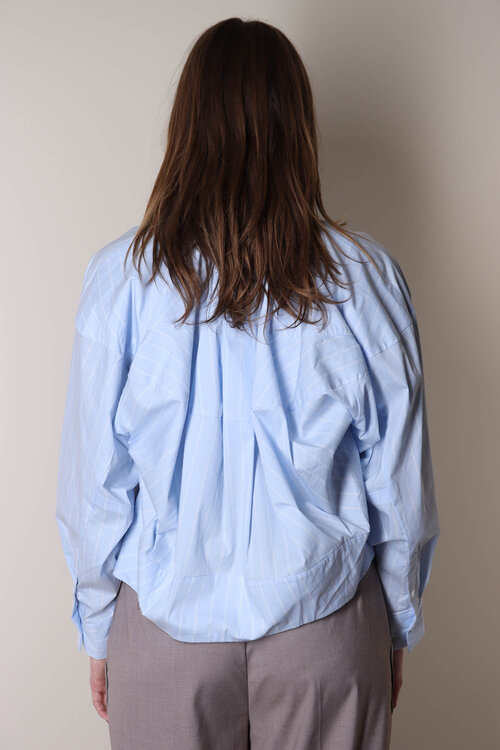 Haute L'Amitie Blau/weißes Sophie Streifenhemd