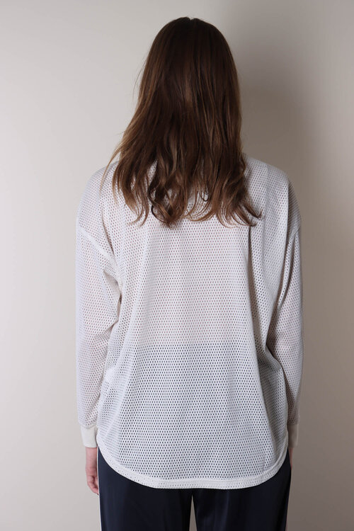 Haute L'Amitie Off White Drift Court Bluse