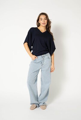 EST'SEVEN Dunkelblauer Pullover