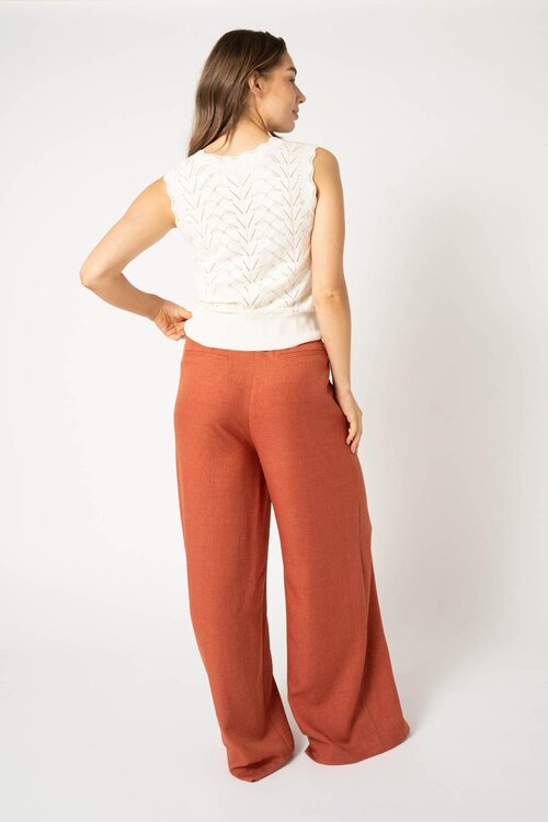 EST'SEVEN Off White Pullover