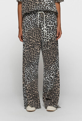10Days Ecru weiche Scuba-Hose Leopard