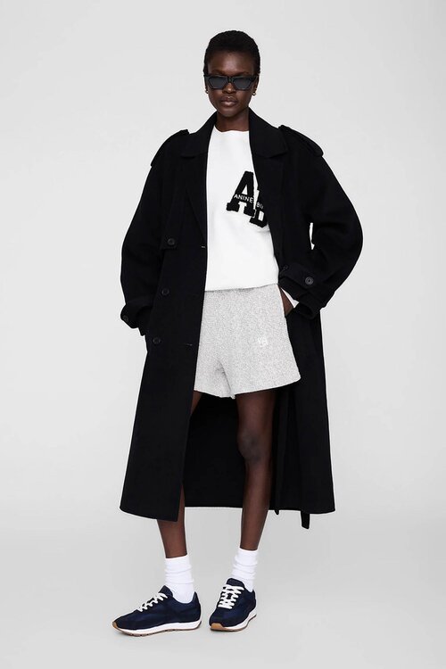 Anine Bing Graue Kam Short