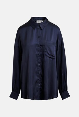 Essentiel Antwerp Dunkelblaue Bluse