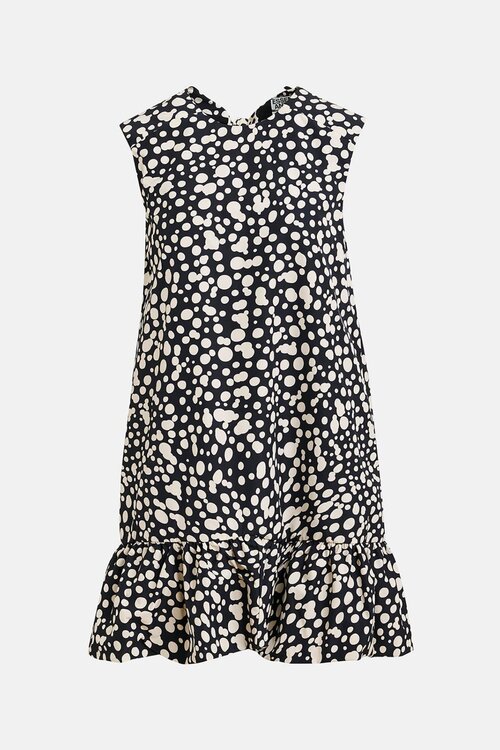 Essentiel Antwerp Schwarz/Off White Kleid