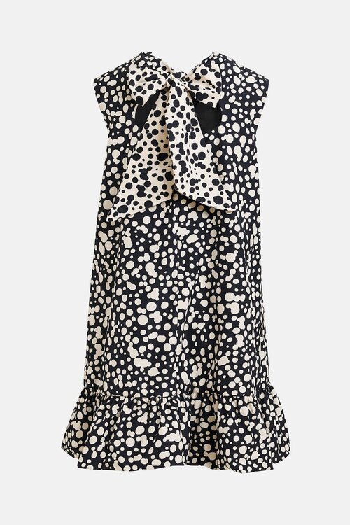 Essentiel Antwerp Schwarz/Off White Kleid