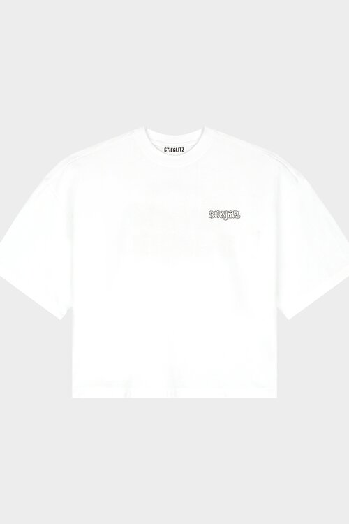 Stieglitz White World Of Stieg Boxy T-shirt