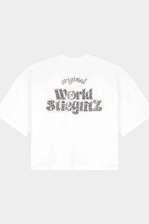 Stieglitz White World Of Stieg Boxy T-shirt