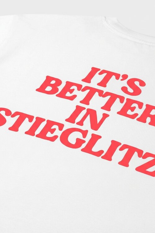 Stieglitz Weißes Branca reguläres T-Shirt