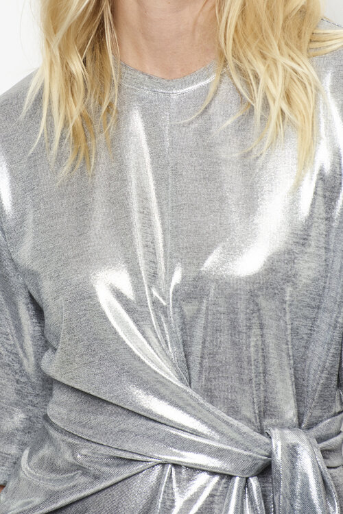 Dante 6 Silbernes Uxia Metallic Top