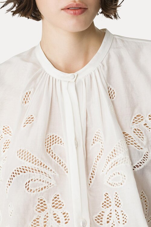 Forte_Forte Off White Bluse