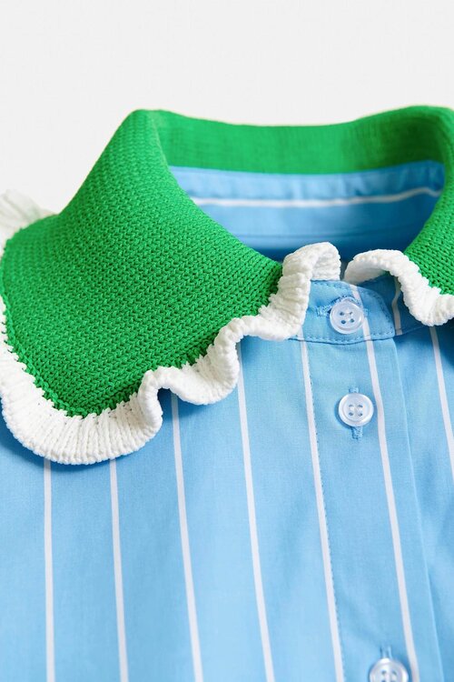 Essentiel Antwerp Blaue Bluse