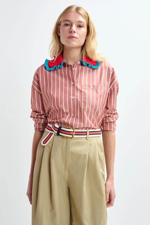 Essentiel Antwerp Camel Wide Leg Hose