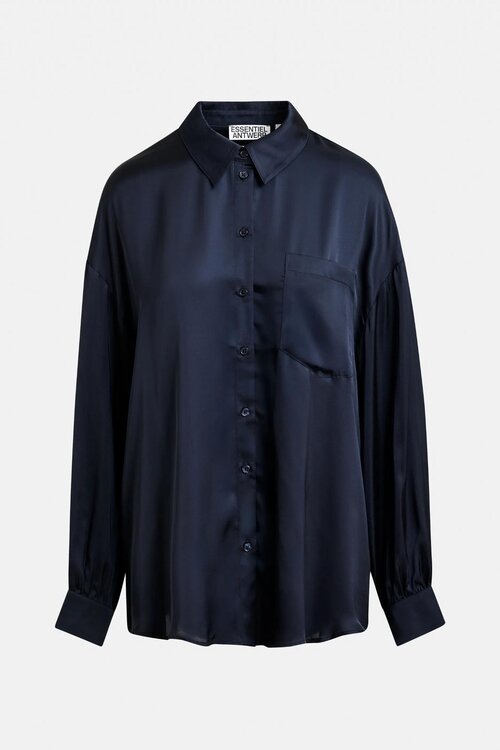 Essentiel Antwerp Dunkelblaue Bluse