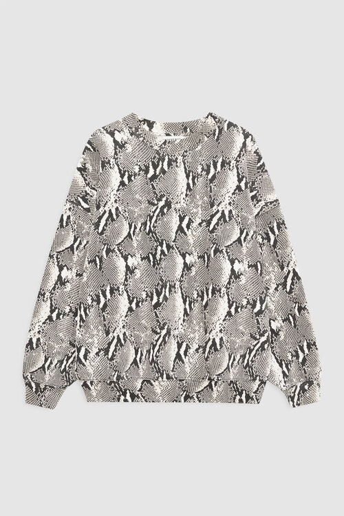 Anine Bing Schlangenmuster Miles Sweatshirt