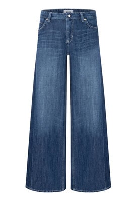 Cambio Dunkelblaue Palazzo-Jeans