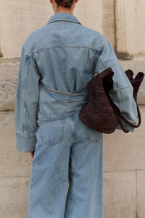 Club L'avenir Hellblaue Jeansjacke