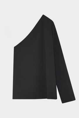 Day Birger et Mikkelsen Schwarzes Off-Shoulder-Shirt