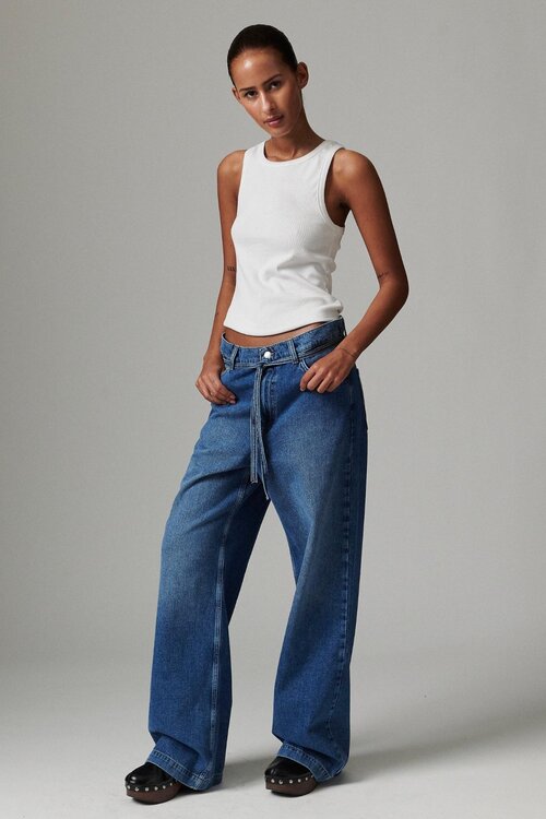 Day Birger et Mikkelsen Mittlere blaue Denim-Jeans