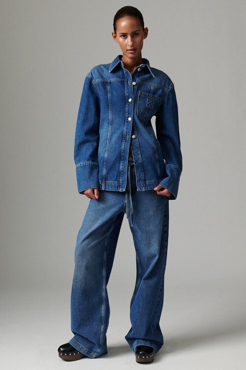 Day Birger et Mikkelsen Mittlere blaue Denim-Jeans