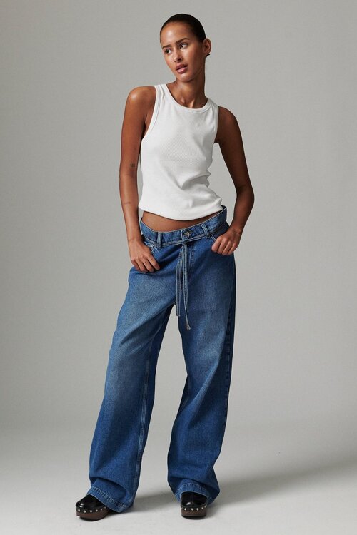 Day Birger et Mikkelsen Mittlere blaue Denim-Jeans