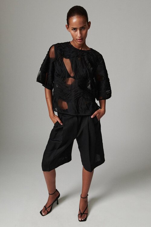 Day Birger et Mikkelsen Schwarze Bluse