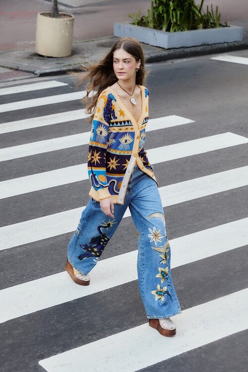 Farm Rio Blaue Mystische Jeans