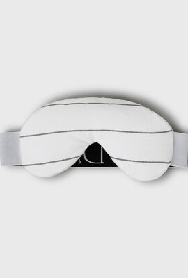 10Days Ecru Fleece-Augenmaske mit Streifen