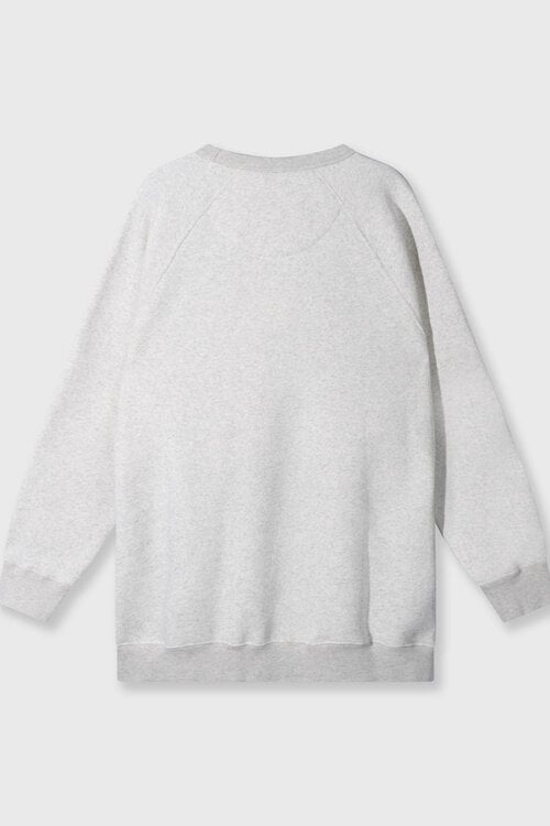 10Days Soft White Melee asymmetrischer Pullover