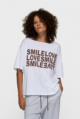 10Days Weißes Lächeln Liebes-T-Shirt