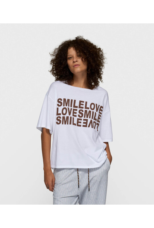 10Days Weißes Lächeln Liebes-T-Shirt