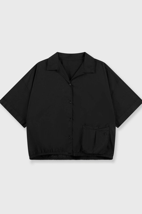 10Days Schwarze übergroße Blusenjacke