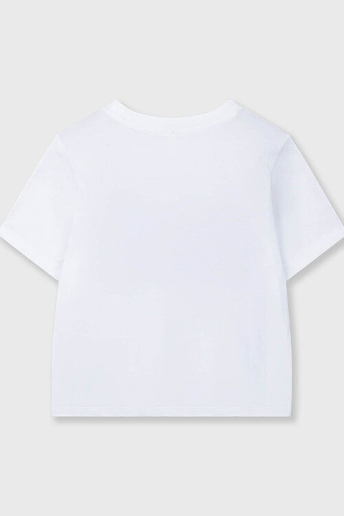 10Days White petit smile love tee