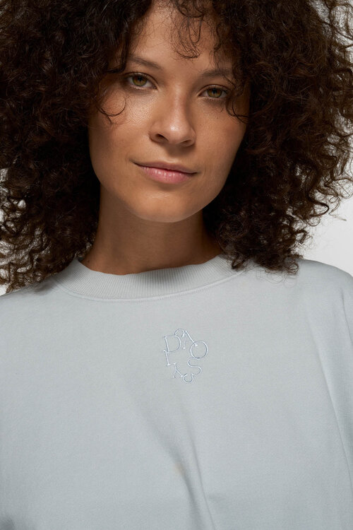 10Days Sauberer blauer Pullover Falten