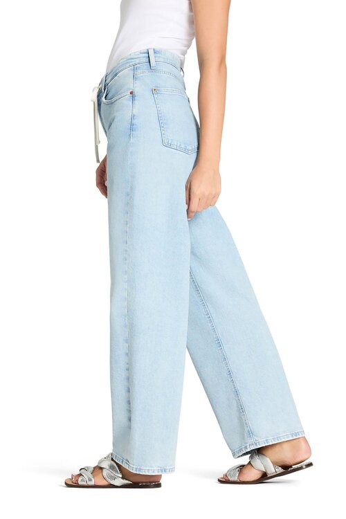 Cambio Hellblaue Baggy-Jeans